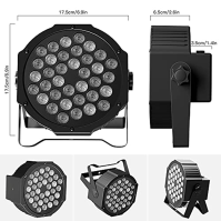 DELIBANG 72W vedl par reflektor reflektor RGB DMX jevištní světlo DJ světlo s dálkovým ovládáním 7 světelný efekt přes master sl